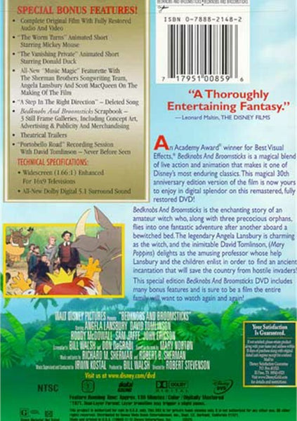 Bedknobs And Broomsticks : 30th Anniversary Edition (1971)  DVD