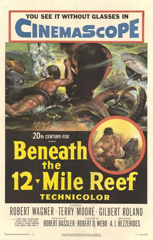Beneath The 12-Mile Reef (1953) - Robert Wagner  DVD