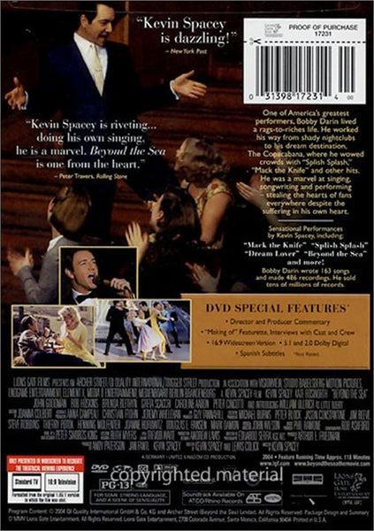 Beyond The Sea (2004) - Kevin Spacey  DVD