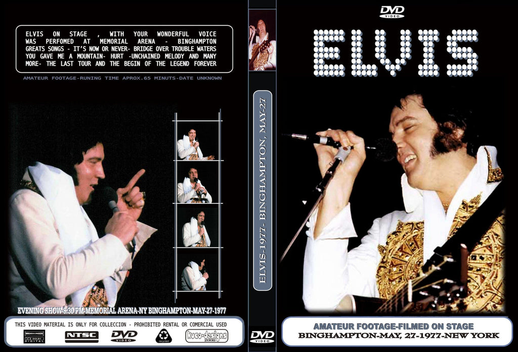 Elvis - The Complete 2nd Night In Binghampton,NY 1977  DVD
