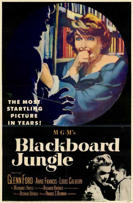 Blackboard Jungle (1955) - Glenn Ford  Colorized Version  DVD