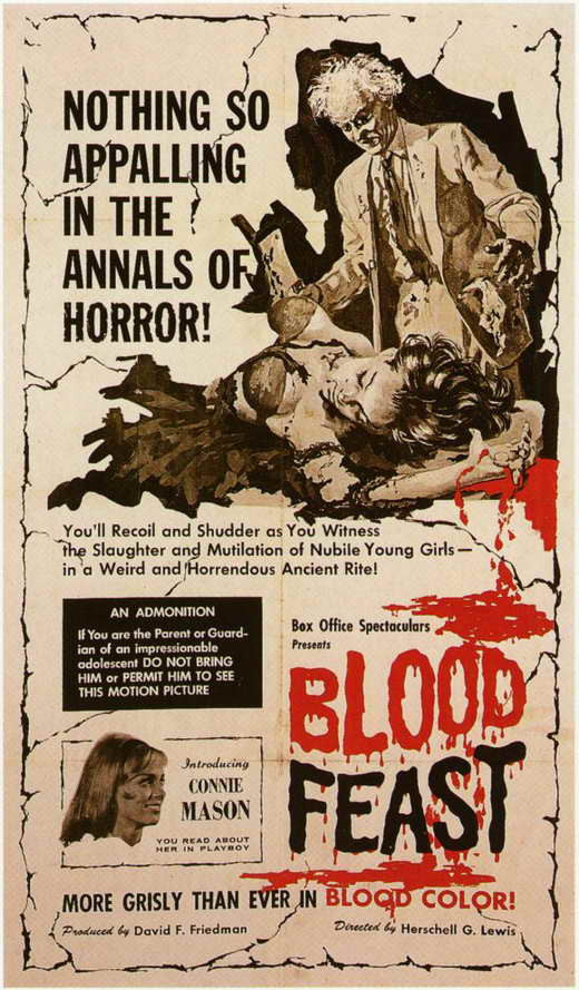 Blood Feast (1963) - Mal Arnold  DVD