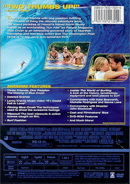 Blue Crush (2002) - Kate Bosworth  DVD