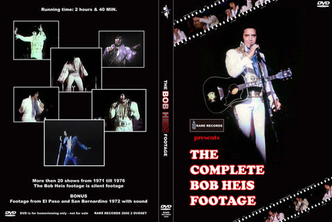 Elvis - The Complete Bob Heis Footage 2 DVD Set