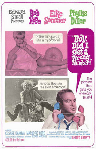 Boy, Did I Get A Wrong Number ! (1966) - Bob Hope  DVD