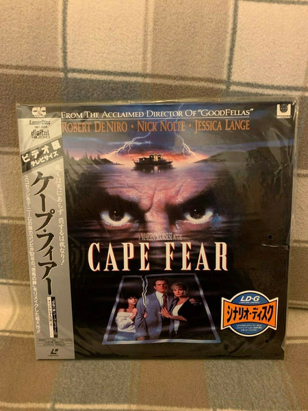 Cape Fear (1991) - Robert De Niro Japan 2 LD Laserdisc Set with OBI
