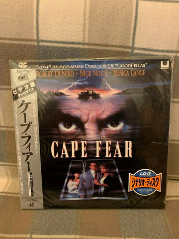 Cape Fear (1991) - Robert De Niro Japan 2 LD Laserdisc Set with OBI