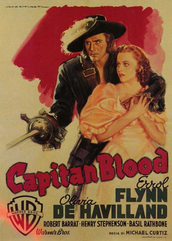 Captain Blood (1935) - Errol Flynn  Colorized Version  DVD