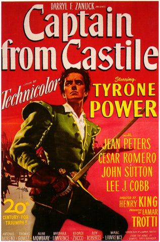 Captain From Castile (1947) - Tyrone Power  DVD