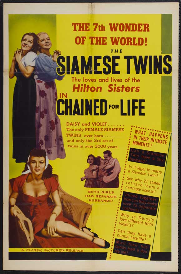 Chained For Life (1952) - Violet & Daisy Hilton  DVD