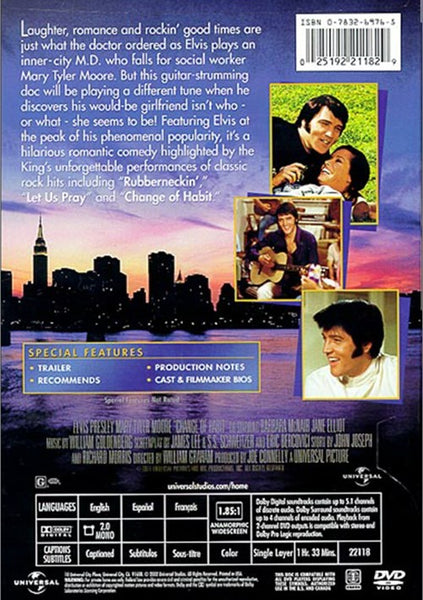 Change Of Habit (1969) - Elvis Presley  DVD
