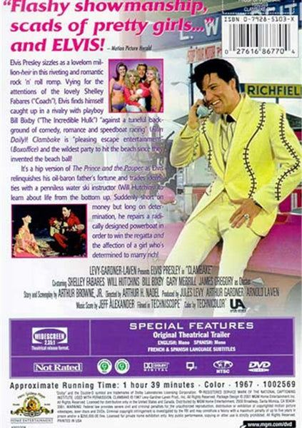 Clambake (1967) - Elvis Presley  DVD