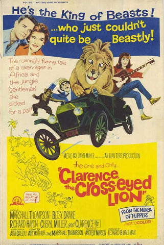 Clarence The Cross-Eyed Lion (1965)  DVD