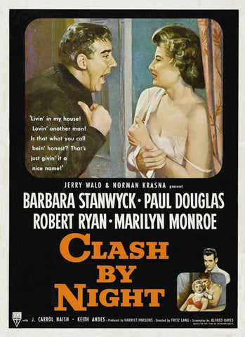 Clash By Night (1952) - Barbara Stanwyck  Colorized Version DVD