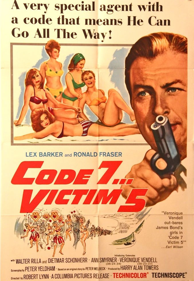 Code 7, Victim 5 (1964) - Lex Barker  DVD