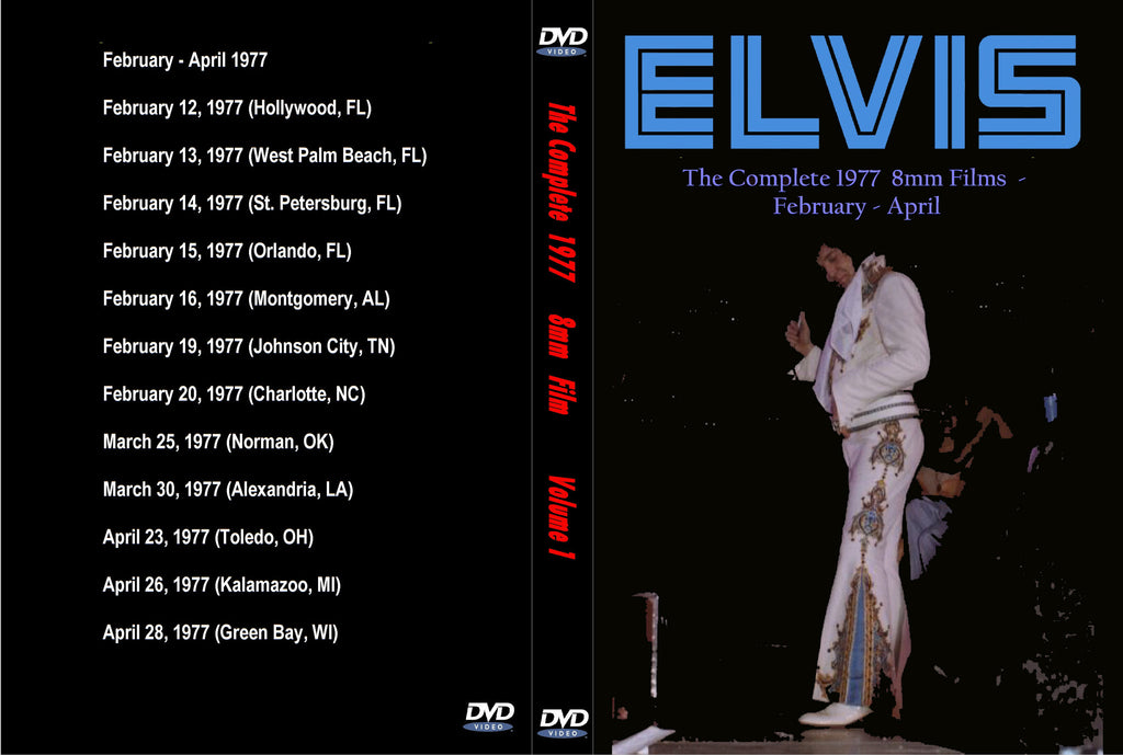 Elvis - Complete 1977 8mm Films Volume 1  DVD