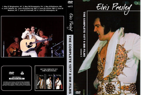 Elvis - Complete 1977 8mm Films Volume 3 DVD