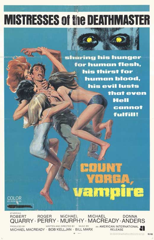 Count Yorga, Vampire (1970) - Robert Quarry  DVD
