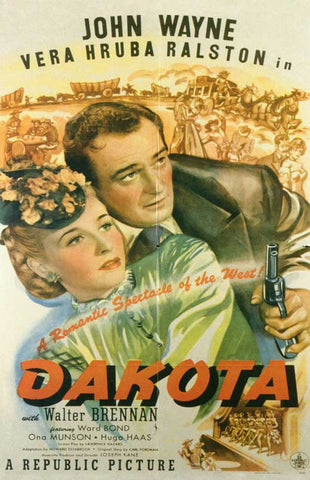 Dakota (1945) - John Wayne  Colorized Version  DVD