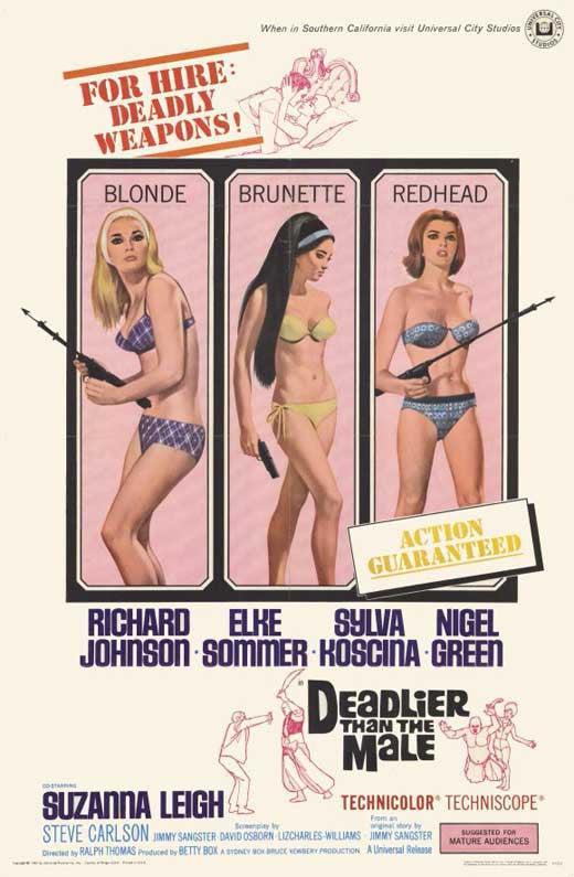 Deadlier Than The Male (1967) - Elke Sommer  DVD