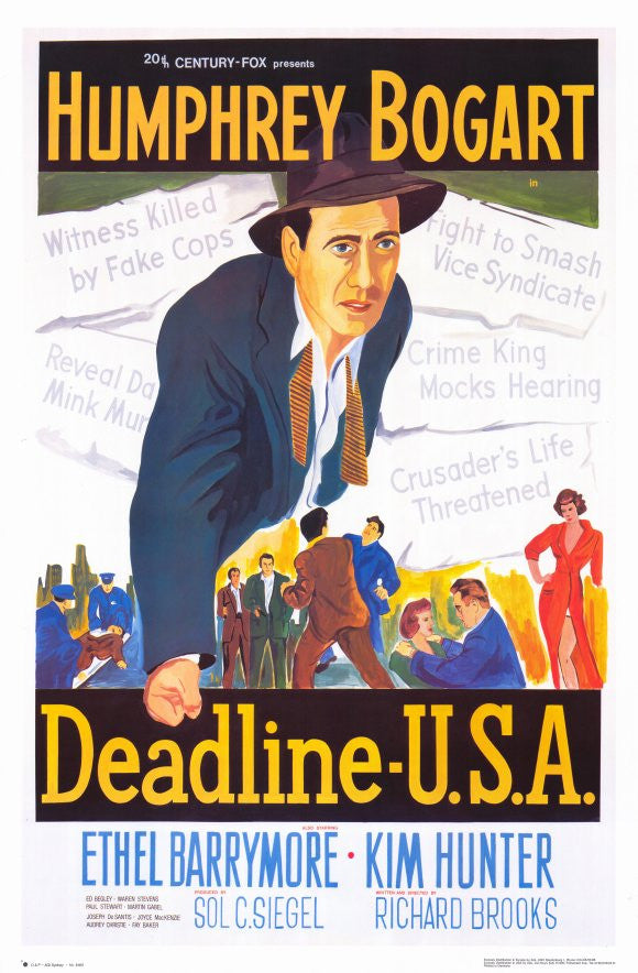 Deadline - U.S.A. (1952) - Humphrey Bogart  DVD