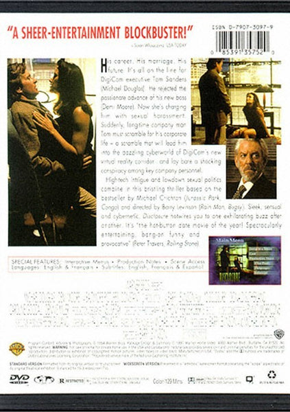Disclosure (1994) - Michael Douglas  DVD