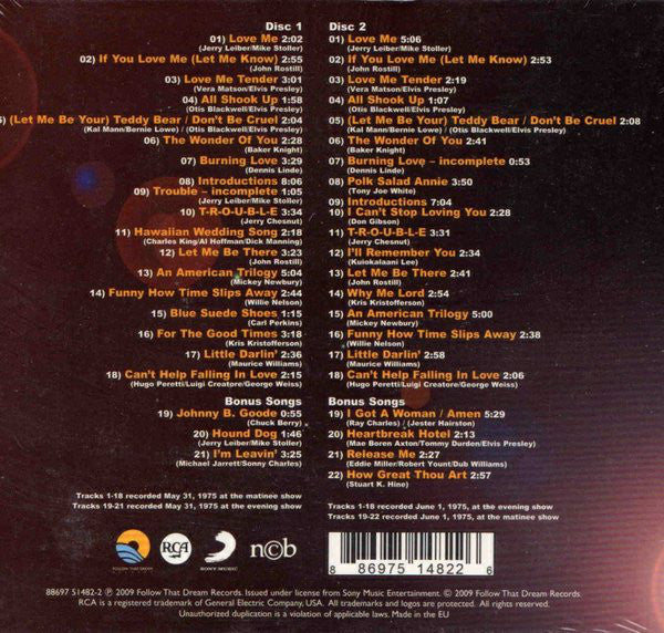 Elvis Presley - Dixieland Delight  FTD 2-CD Set