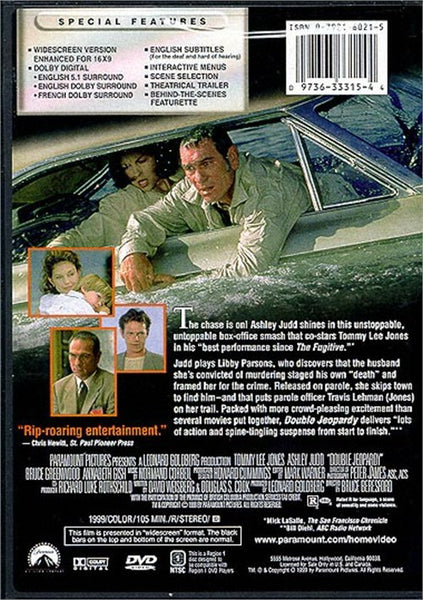 Double Jeopardy (1999) - Tommy Lee Jones  DVD
