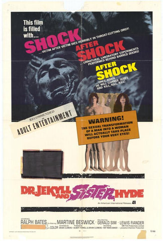 Dr. Jekyll And Sister Hyde (1971) - Ralph Bates  DVD