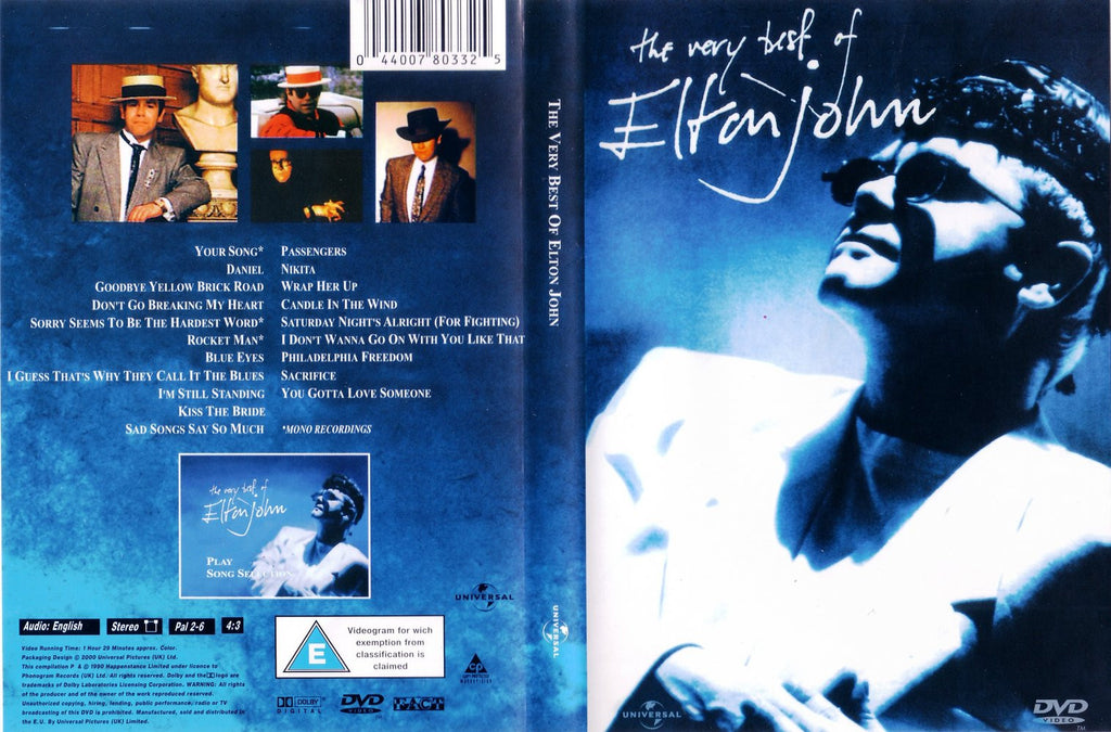 Elton John - The Very Best Of Elton John  DVD