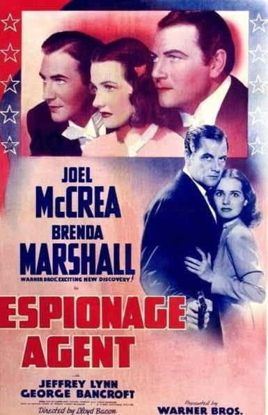 Espionage Agent (1939) - Joel McCrea  DVD
