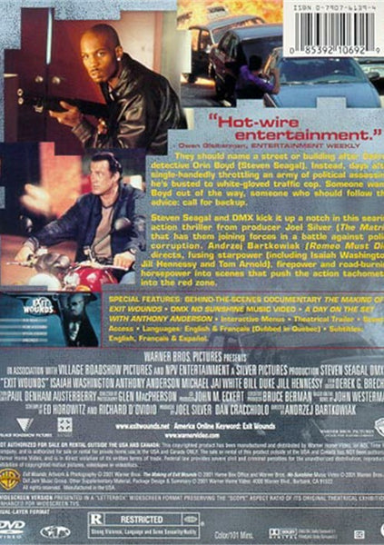 Exit Wounds (2001) - Steven Seagal  DVD