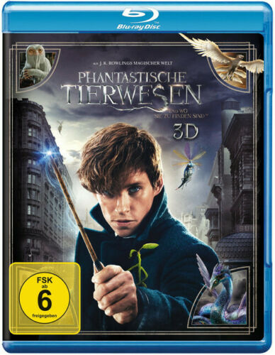 Fantastic Beasts And Where To Find Them (2016) - Eddie Redmayne  Blu-ray 3D codefree
