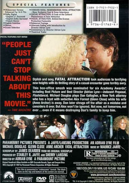 Fatal Attraction (1987) - Michael Douglas  DVD