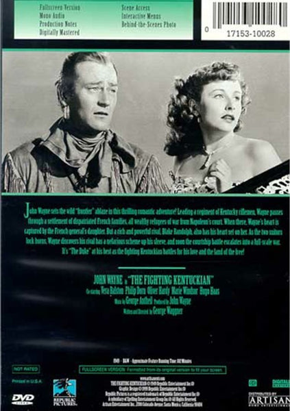 The Fighting Kentuckian (1949) - John Wayne  DVD