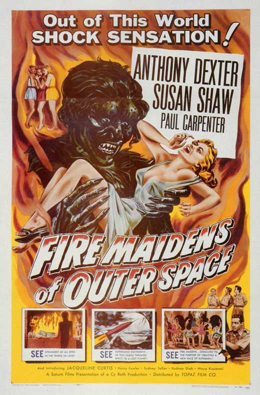 Fire Maidens Of Outer Space (1956)  DVD