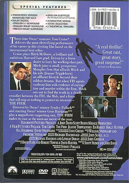 The Firm (1993) - Tom Cruise  DVD