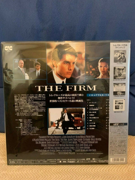 The Firm (1993) - Tom Cruise  Japan 2 LD Laserdisc Set with OBI