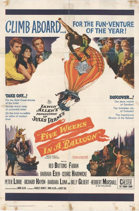 Five Weeks In A Balloon (1962) - Irwin Allen   DVD