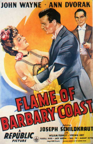 Flame Of Barbary Coast (1945) - John Wayne  Colorized Version  DVD