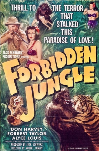 Forbidden Jungle (1950) - Don C. Harvey  DVD