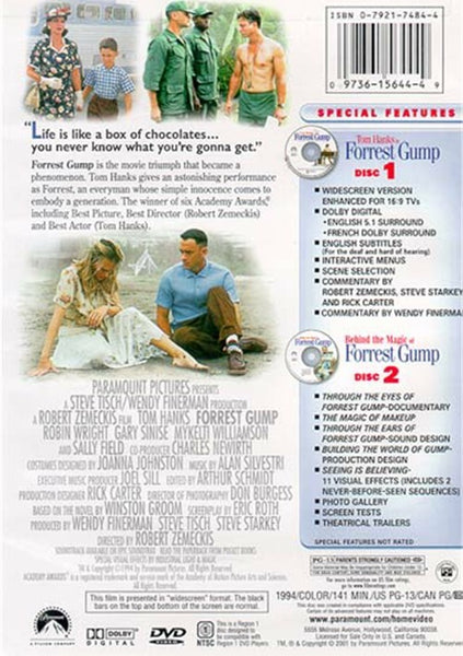 Forrest Gump: Special Collector's Edition (1994) - Tom Hanks  2 DVD Set