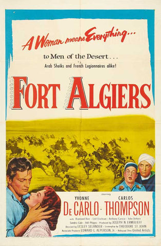 Fort Algiers (1953) - Raymond Burr   DVD