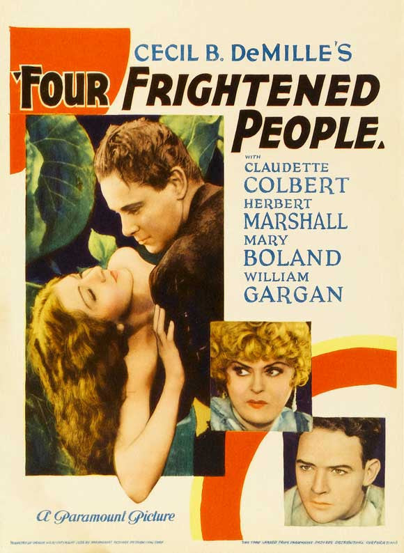 Four Frightened People (1934) - Claudette Colbert  DVD
