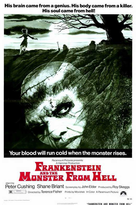 Frankenstein And The Monster From Hell (1974) - P. Cushing DVD