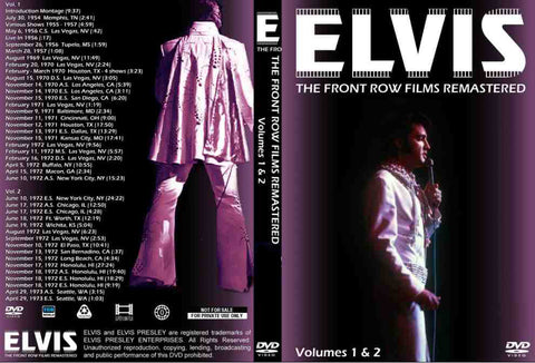 Elvis - The Front Row Films Remastered Vol. 1 & 2 DVD