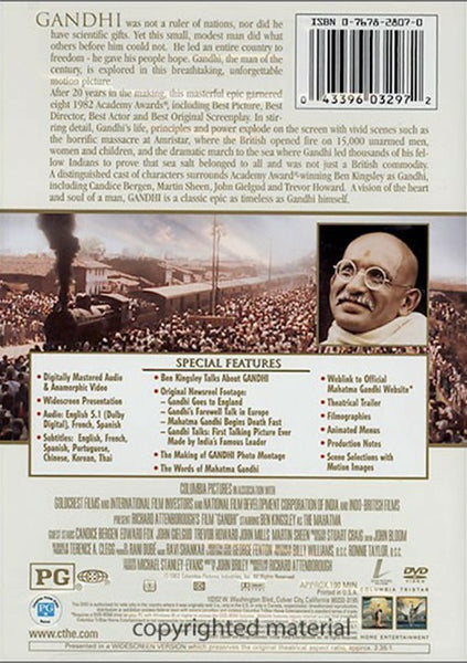 Gandhi (1982) - Ben Kingsley  DVD