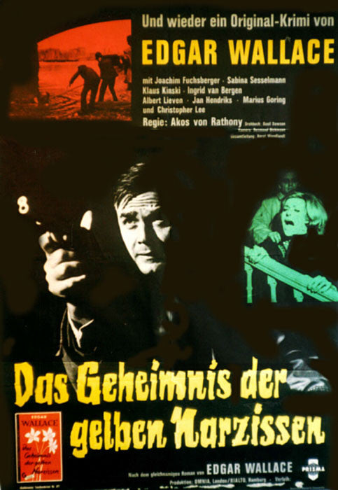 Edgar Wallace : Das Geheimnis der gelben Narzissen (1961)  DVD