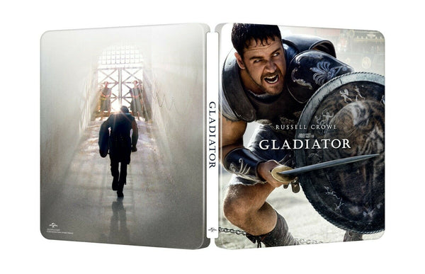 Gladiator (2000) : Limited Edition Steelbook - Russell Crowe 4K UHD + 2 Blu Ray
