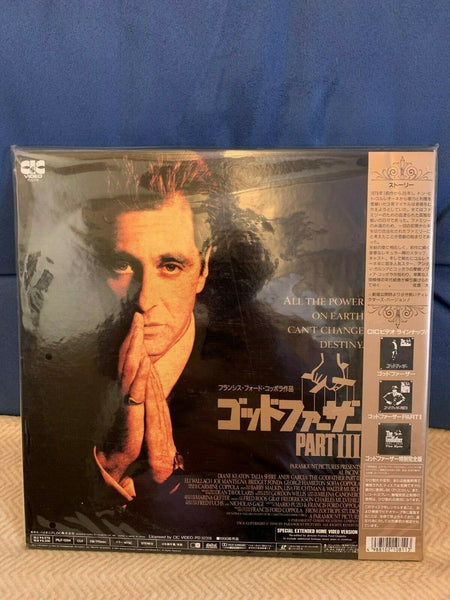The Godfather : Part 3 (1990) - Al Pacino  Japan 2 LD Laserdisc Set with OBI